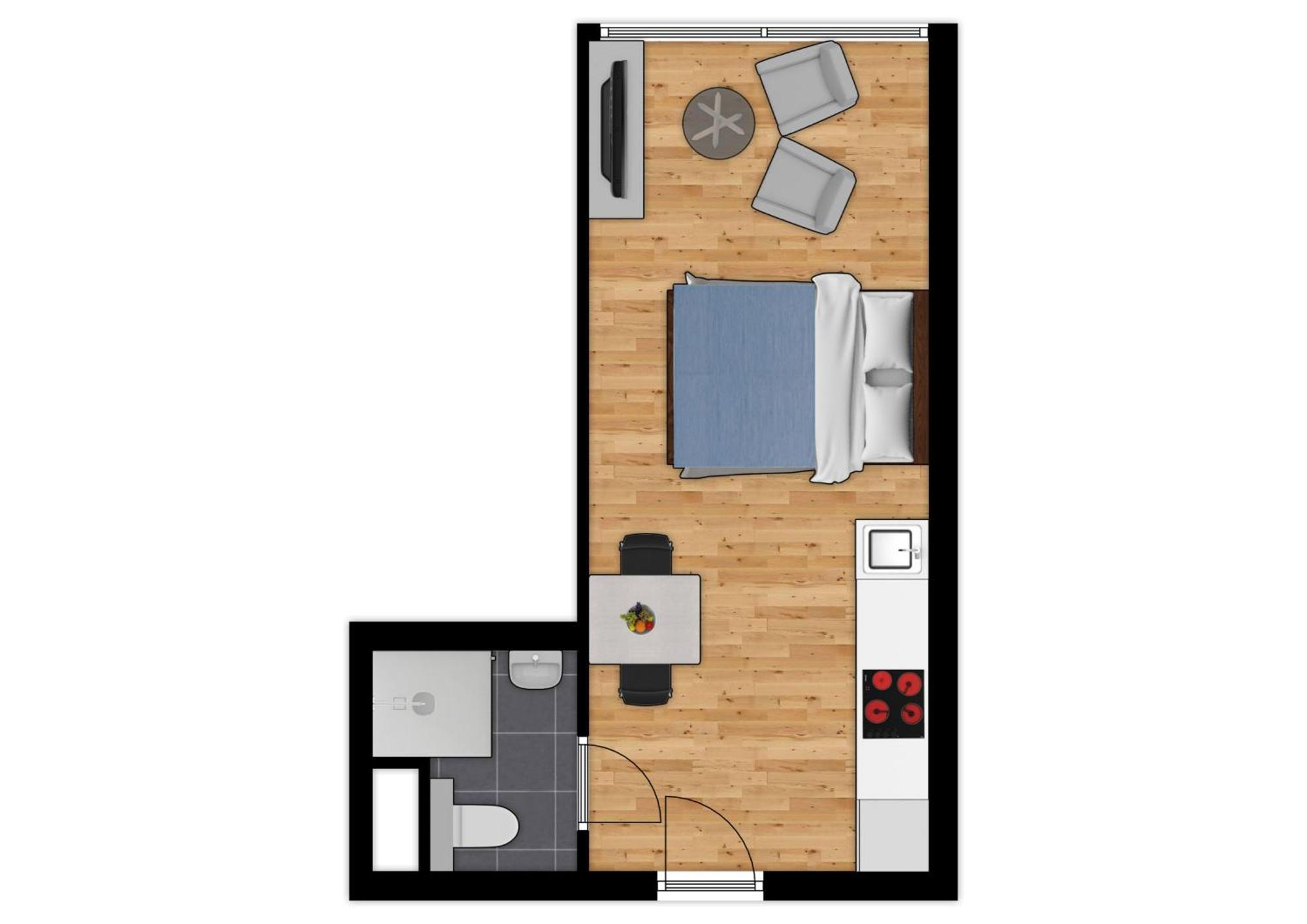 Holiday Suites Blankenberge Pokoj fotografie